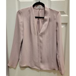 Aritzia Babaton Akira Power Blouse S